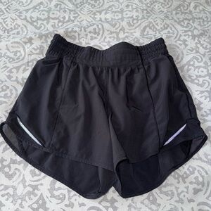 Lululemon Black Hotty Hot shorts